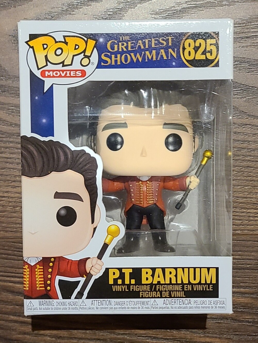 #825 P.T. Barnum Funko Pop! Movies The Greatest Showman (2019 Vinyl figure)
